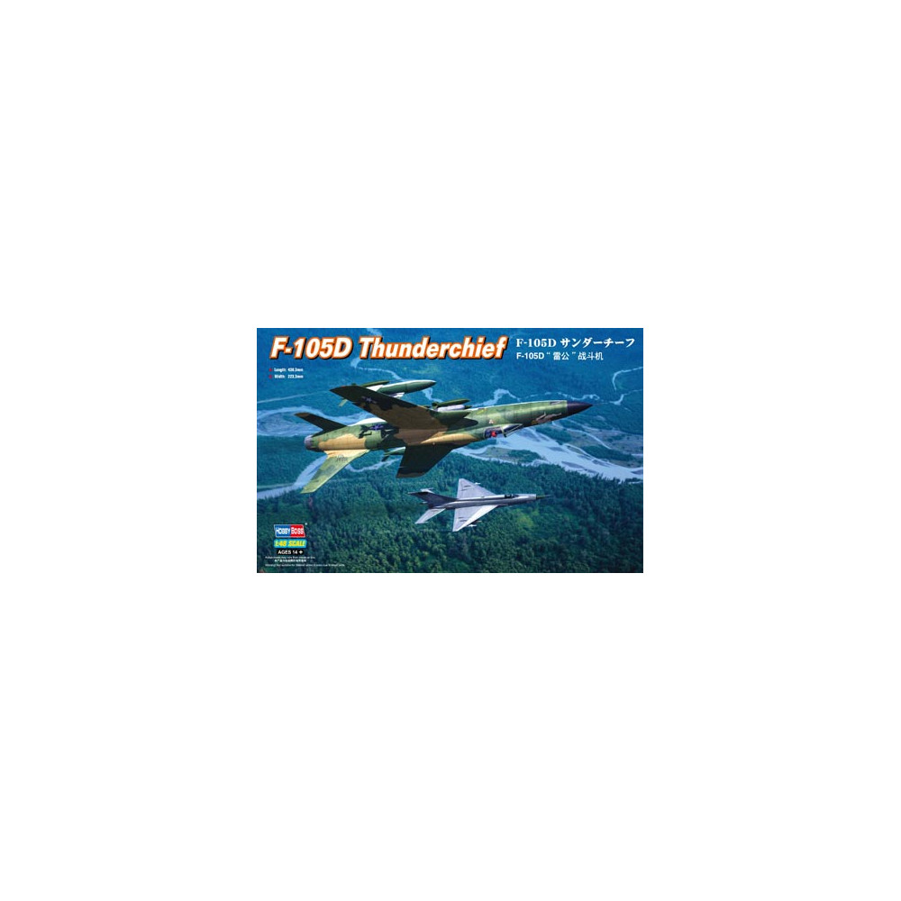 Republic F-105D Thunderchief maquette 1/48 HOBBY BOSS