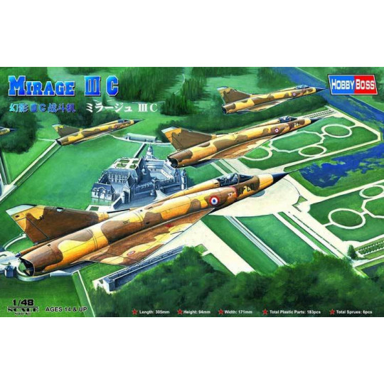 Dassault Mirage III C French AF maquette 1/48 HOBBY BOSS
