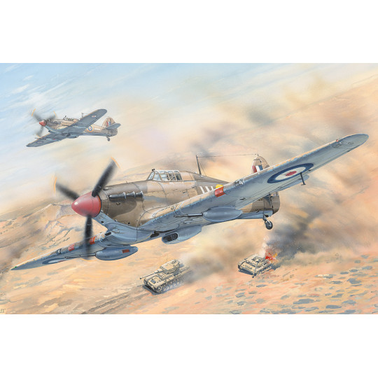 Hawker HURRICANE Mk.ⅡD/Trop maquette 1/48 HOBBY BOSS