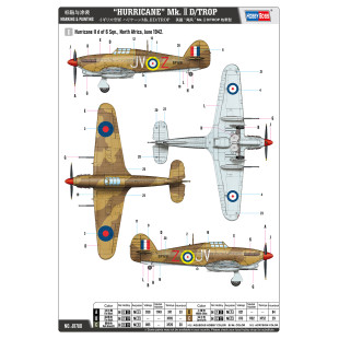 Hawker HURRICANE Mk.ⅡD/Trop maquette 1/48 HOBBY BOSS