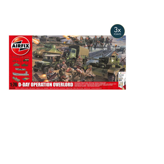 Set D-Day Overlord WWII maquette 1/72 AIRFIX