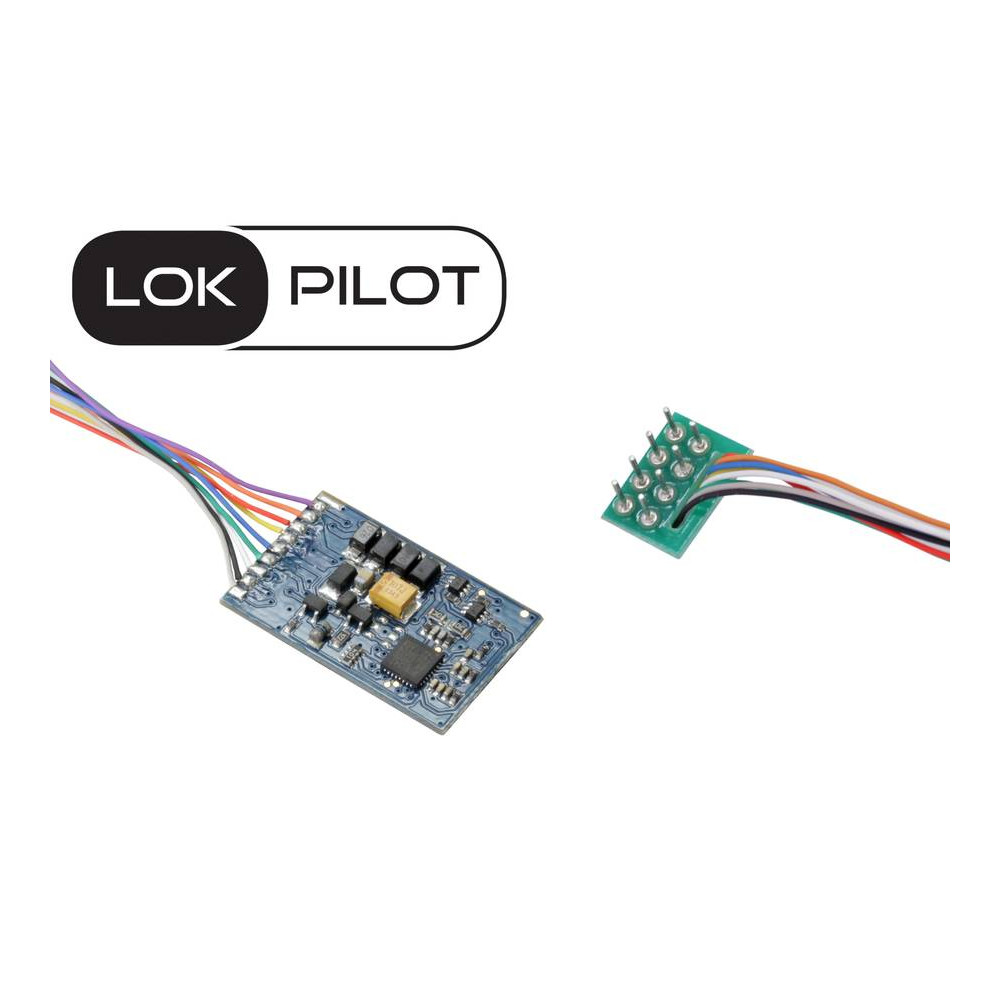 Décodeur LokPilot Basic DCC NEM652 8pins Trains HO  ESU