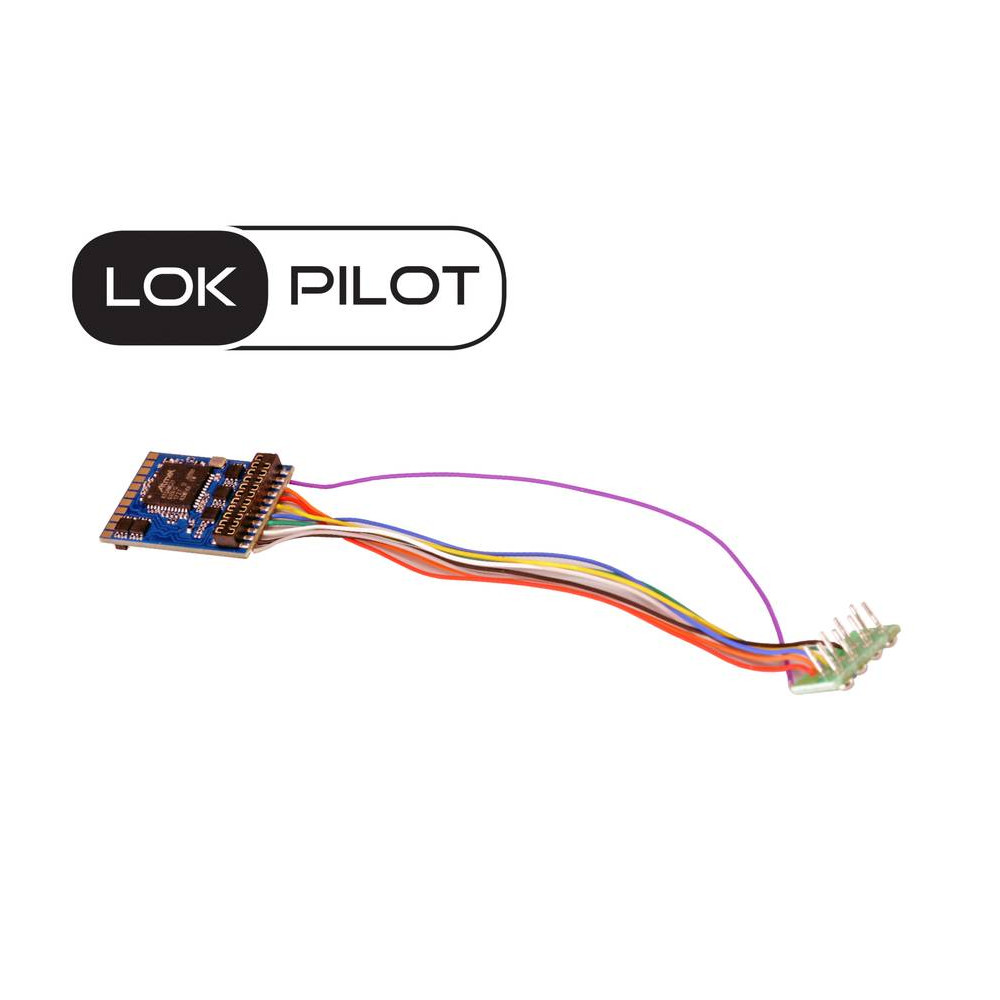 Décodeur LokPilot 5 DCC NEM652 8 pins Trains HO  ESU