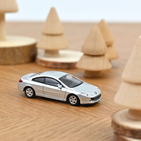 Peugeot 407 coupé 2008 gris 1/43 NOREV JETCAR