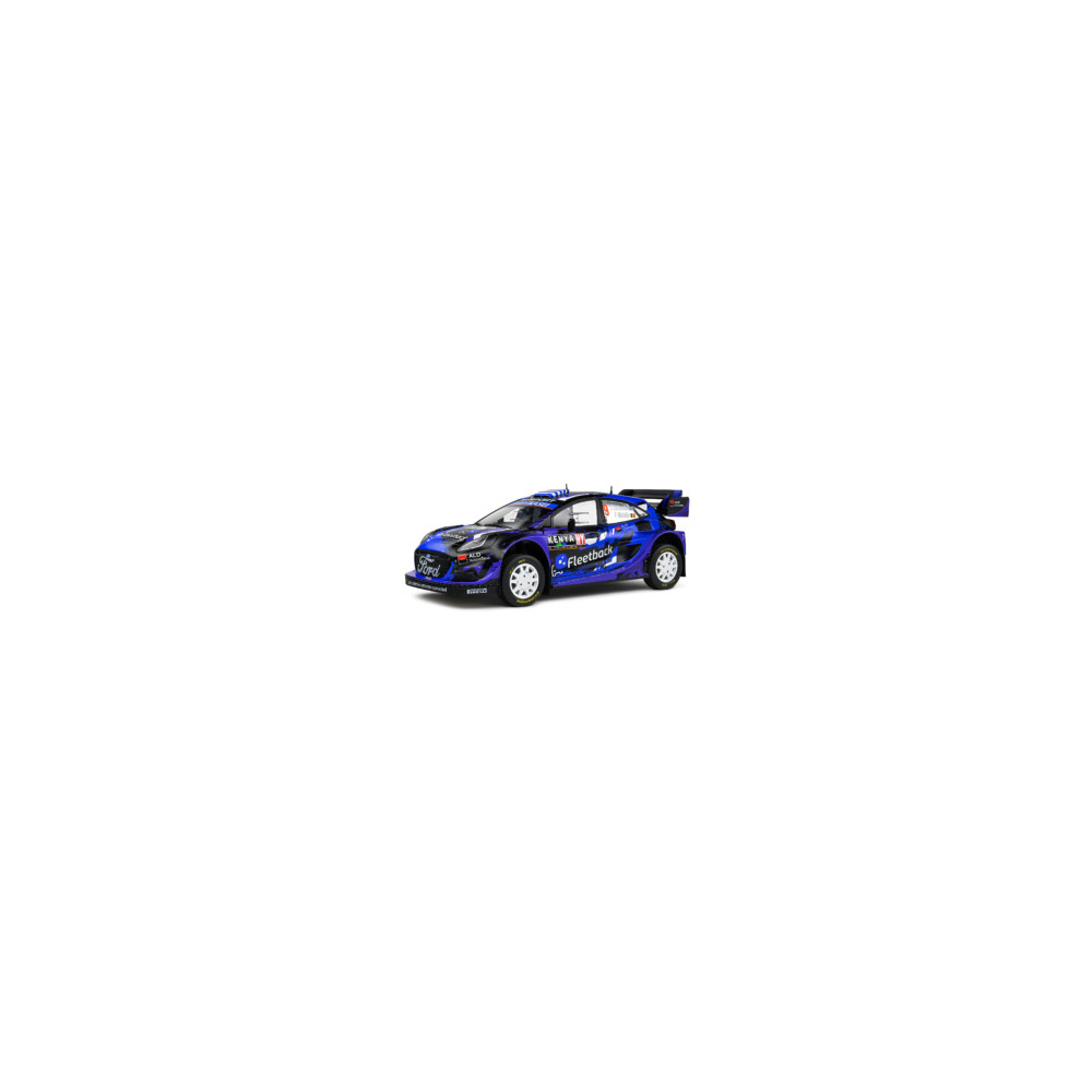 FORD Puma Rallye Hybrid Bleu n°9 1/18 SOLIDO
