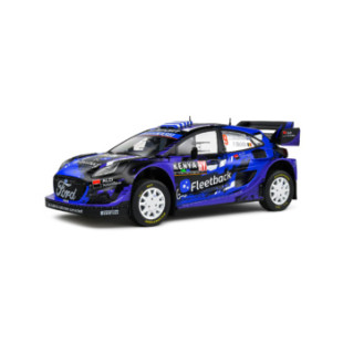 FORD Puma Rallye Hybrid Bleu n°9 1/18 SOLIDO
