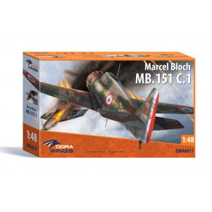 BLOCH MB.151C.1 Avion France WW2 Maquette 1/48 DORA WINGS