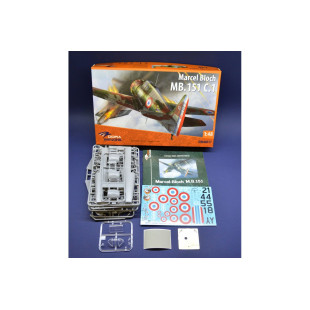 BLOCH MB.151C.1 Avion France WW2 Maquette 1/48 DORA WINGS
