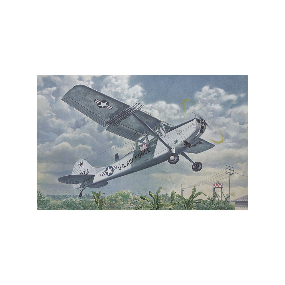 Cessna L-19 0-1 Bird Dog maquette 1/48 RODEN