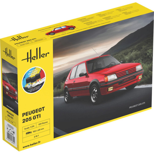 Peugeot 205 GTI maquette 1/24 HELLER