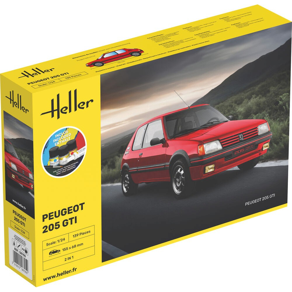 Peugeot 205 GTI maquette 1/24 HELLER