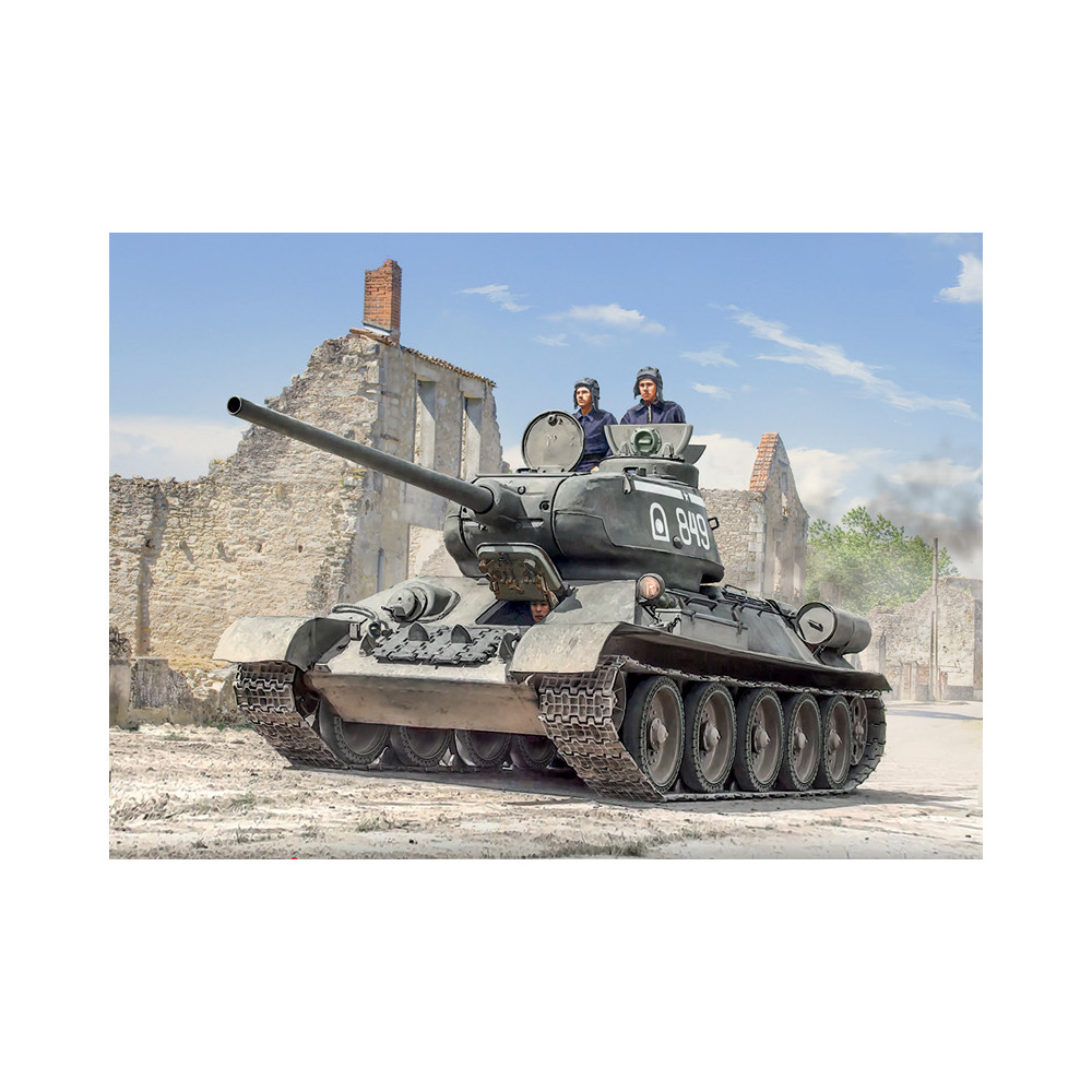 Char tank WW2 russe T-34/85 Zavod 112 Model 1944 maquette 1/35 ITALERI
