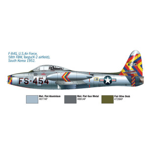 Republic F-84G THUNDERJET 1/72 maquette ITALERI