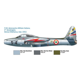 Republic F-84G THUNDERJET 1/72 maquette ITALERI