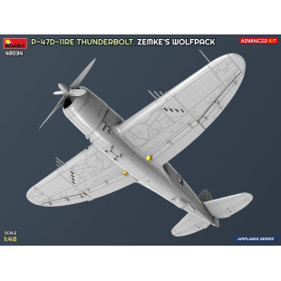 Republic P-47D-11 RE Thunderbolt "Razorback" Wolfpack maquette 1/48 MINIART