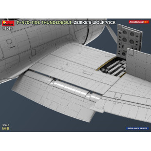 Republic P-47D-11 RE Thunderbolt "Razorback" Wolfpack maquette 1/48 MINIART