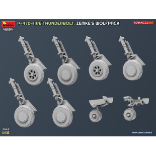 Republic P-47D-11 RE Thunderbolt "Razorback" Wolfpack maquette 1/48 MINIART