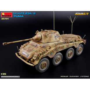 Camion char Sd.Kfz 234/2 PUMA 8X8 maquette intérieur 1/35 MINIART