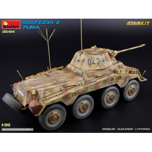 Camion char Sd.Kfz 234/2 PUMA 8X8 maquette intérieur 1/35 MINIART