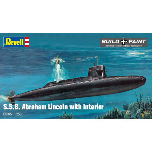 Sous-marin USA lance-missiles SSB Abraham Lincoln avec intérieur 1/253 REVELL