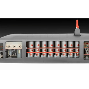 Sous-marin USA lance-missiles SSB Abraham Lincoln avec intérieur 1/253 REVELL