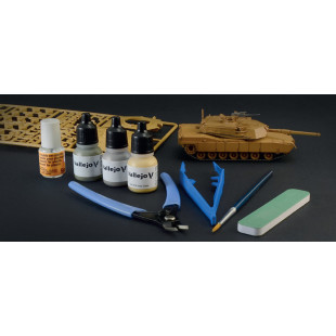 SET Char US Abrams avec outils maquette 1/72 ITALERI