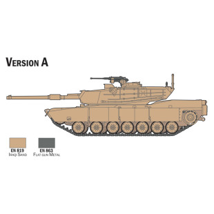SET Char US Abrams avec outils maquette 1/72 ITALERI