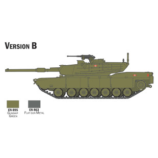 SET Char US Abrams avec outils maquette 1/72 ITALERI