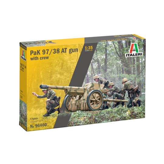Canon anti-char WW2 PaK 97/38 avec équipage maquette 1/35 ITALERI