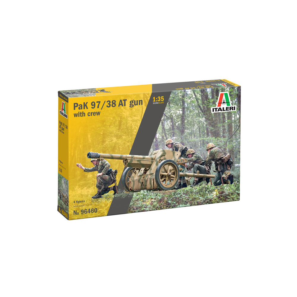 Canon anti-char WW2 PaK 97/38 avec équipage maquette 1/35 ITALERI