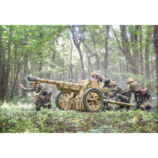 Canon anti-char WW2 PaK 97/38 avec équipage maquette 1/35 ITALERI