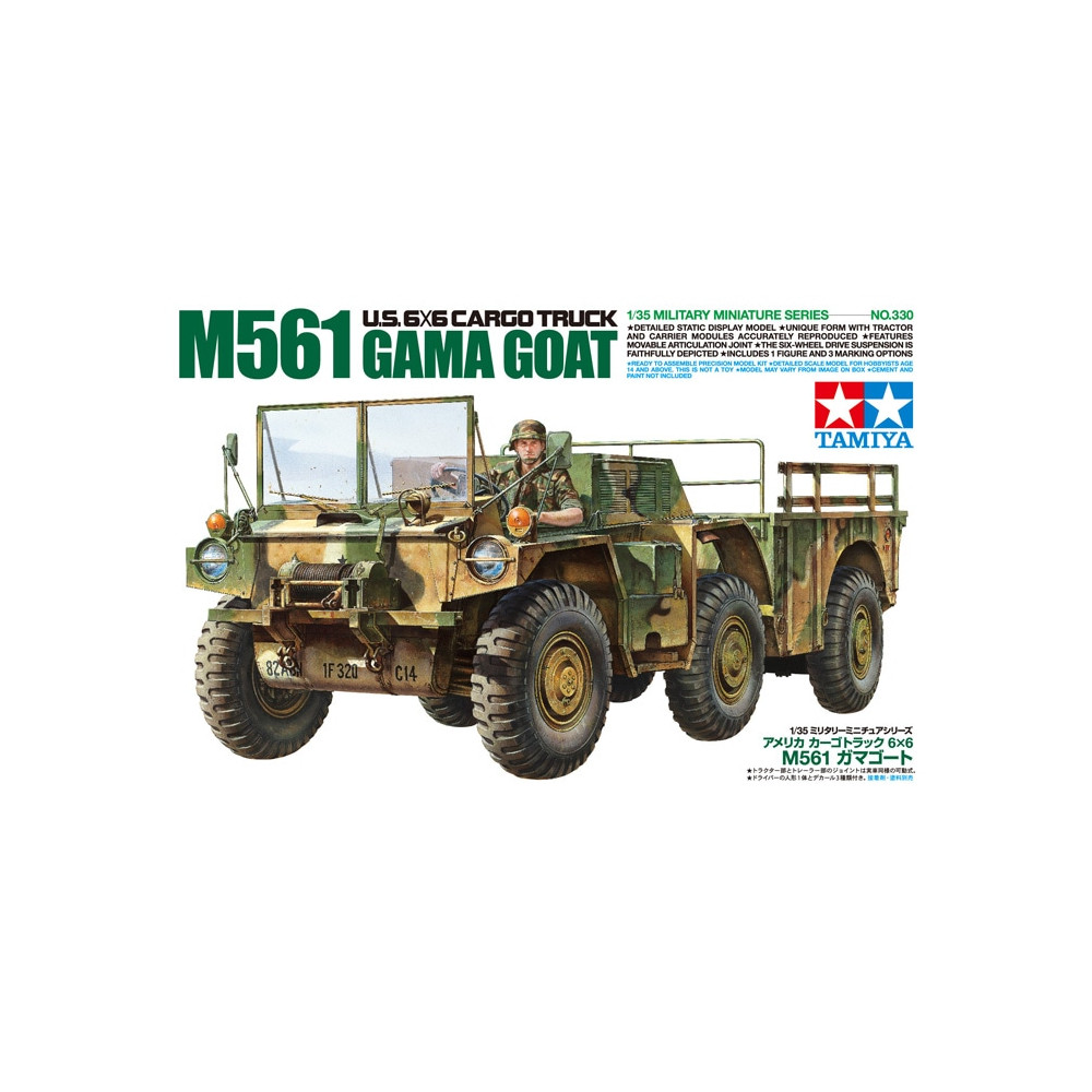 Camion US M 5616x6 Cargo Truck Gama Goat maquette  1/35 TAMIYA