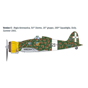 Macchi MC 200 Saetta avion Italie WW2 maquette  WW2 1/32 ITALERI