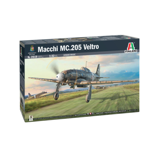 Macchi MC 205 Veltro avion Italie WW2 maquette  1/32 ITALERI