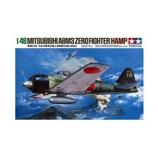 MITSUBISHI A6M3 ZERO FIGHTER HAMP 1/48 TAMIYA