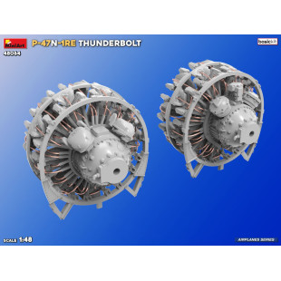 Republic P-47N-1RE Thunderbolt "Bubbletop" USAF Pacifique WW2 maquette 1/48 MINIART