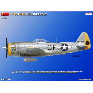 Republic P-47N-1RE Thunderbolt "Bubbletop" USAF Pacifique WW2 maquette 1/48 MINIART