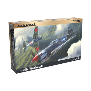 Curtiss P-40-N Warhawk maquette 1/48 EDUARD ProfiPACK
