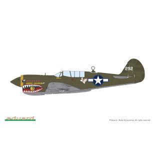 Curtiss P-40-N Warhawk maquette 1/48 EDUARD ProfiPACK