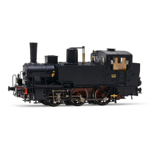 Loco Vapeur Digital SON Sound 030 T FS Gr835 noire 1/87 HO RIVAROSSI