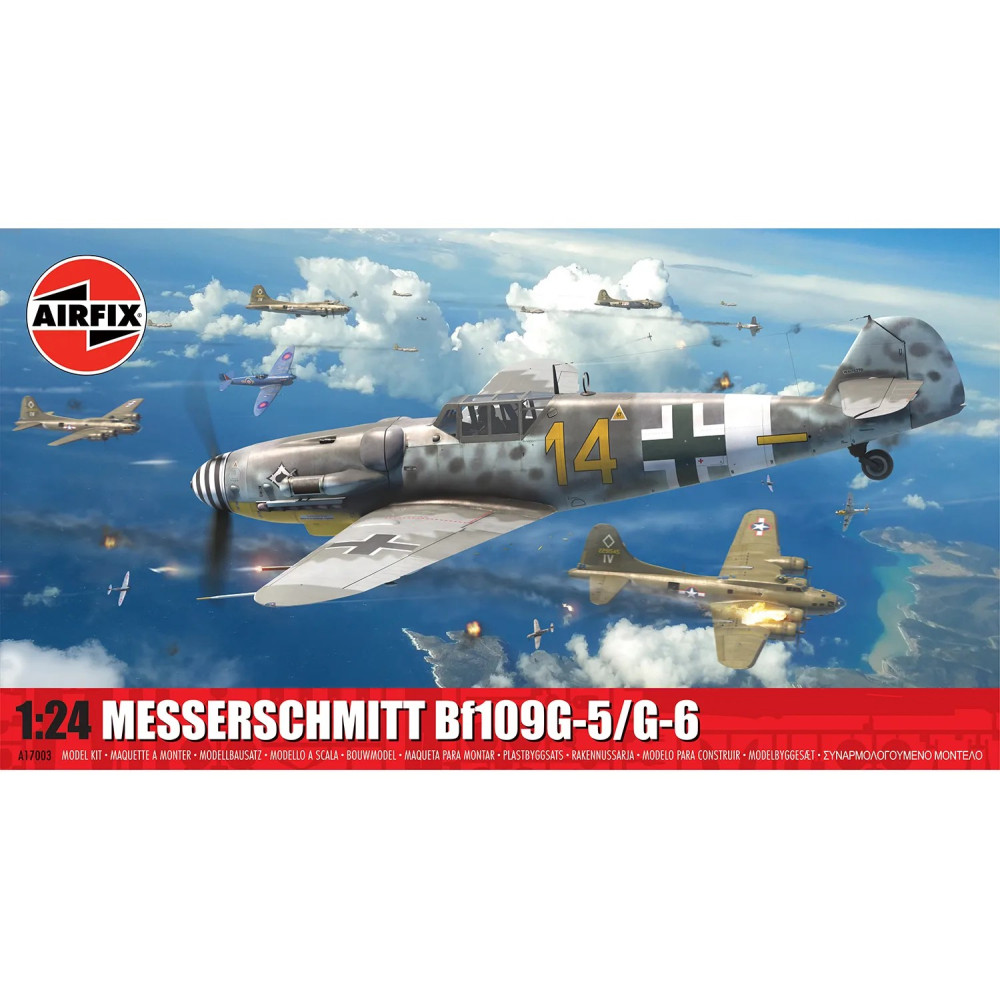 Messerschmitt Bf 109G-5/6 avion WW2 maquette 1/24 AIRFIX