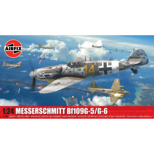 Messerschmitt Bf 109G-5/6 avion WW2 maquette 1/24 AIRFIX