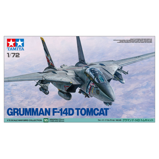 Grumman F-14D Tomcat US Navy maquette  1/72 TAMIYA