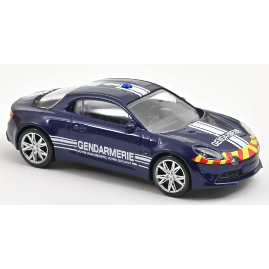 Alpine A110 Bleu Gendarmerie 2017 miniature 1/43 NOREV jet car