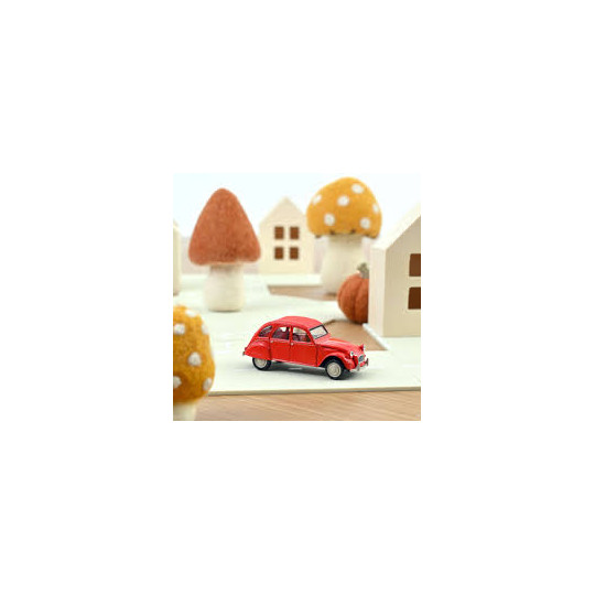 Citroën 2 cv 1978 rouge Geranium 1/43 NOREV Jet Car