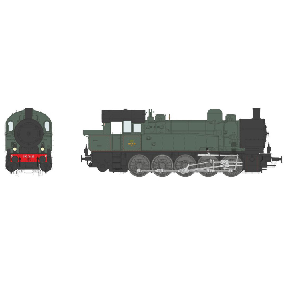 Locomotive Vapeur Digital Son ESU 050 TA HO 1/87 REE