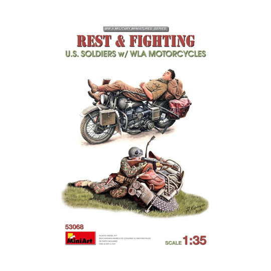 Motard US au repos 1/35 MINIART