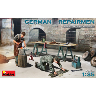 Metallos allemands maquette 1/35 MINIART