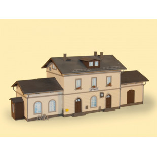 Gare de petite ville Flöhatal maquette 1/87 HO AUHAGEN