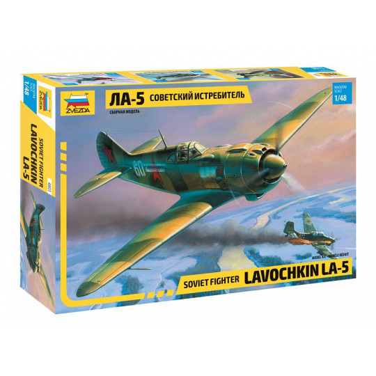 Chasseur Soviétique WW2 LAVOCHKIN LA-5 maquette 1/48 ZVEZDA